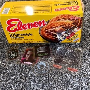 Stranger thing waffle box and stickers
